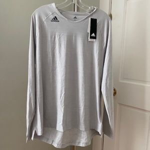 Adidas High-Low Long Sleeve Top (NWT)